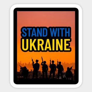 Stand with ukraine Sticker